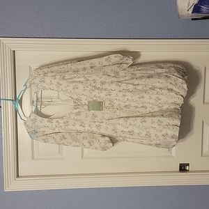 White Floral Dress